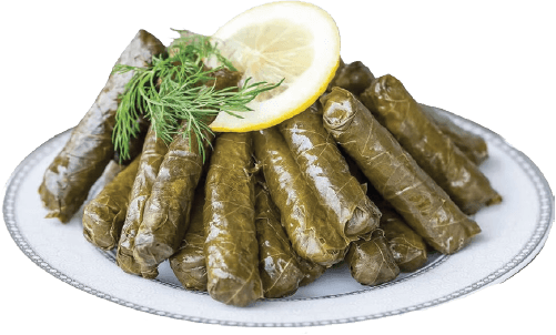 Grape Leaves Plate